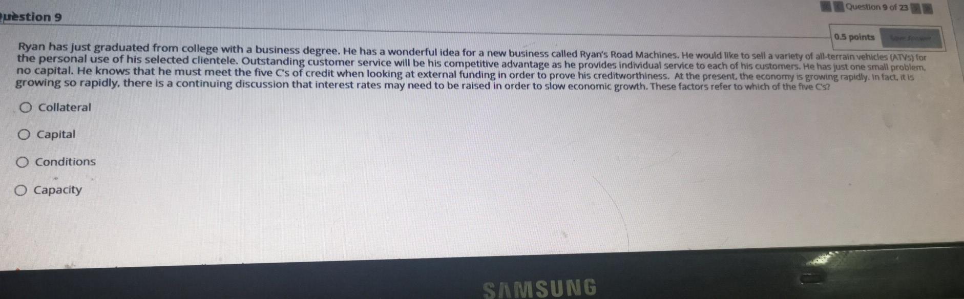 Fast plz Question 6 0.5 points Mark is