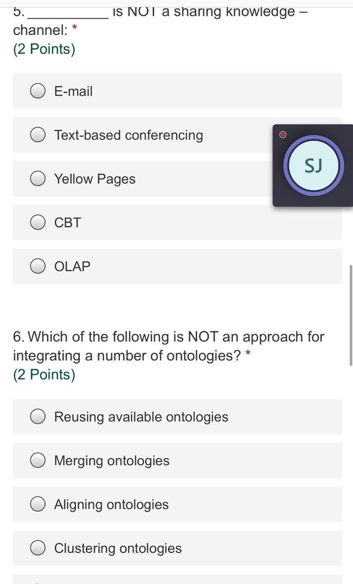 brief answer IS NOT a sharing knowledge - * 5.