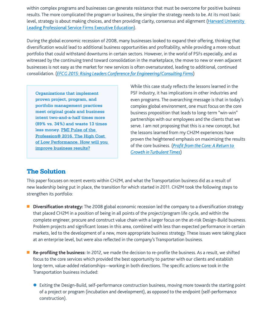 Question 1: Identify one (1) risk that is