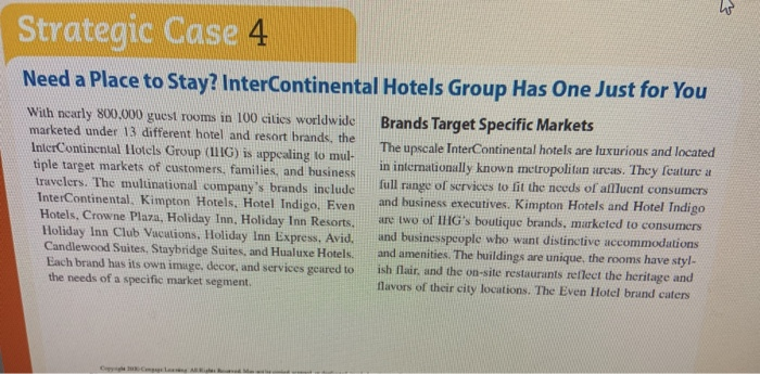 i need question 1 and 2 please Strategic Case 4