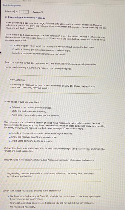 2. Sales Messages The inductive approach is