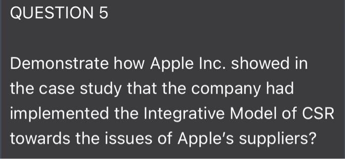 Case Study: Apple Inc. Apple is a world leader in