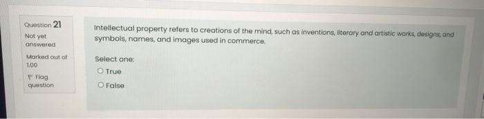 answers only Question 19 is a consumer product