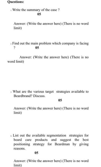 Case study Beardbrand is an Ecommerce store that