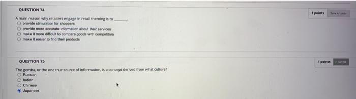 im not 100% sure if 75 was write but the other I