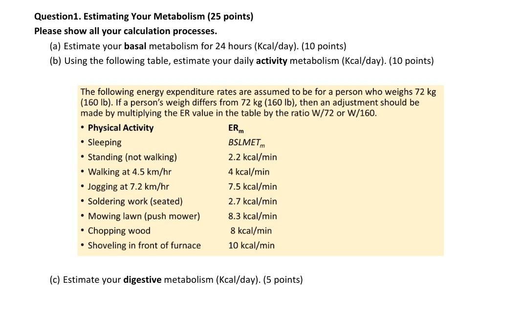 Work Analysis and Design Question1. Estimating