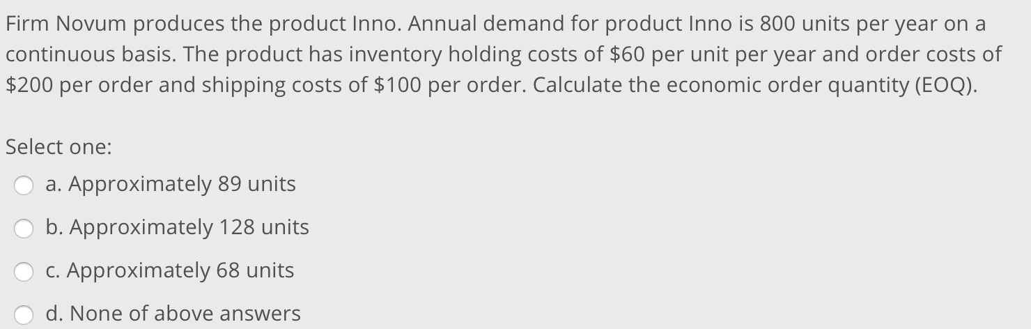 Which statement is correct? Select one: a.