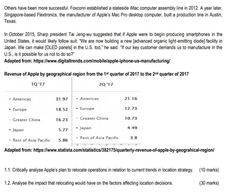 QUESTION 1 (40 Marks) Read the two adaptations