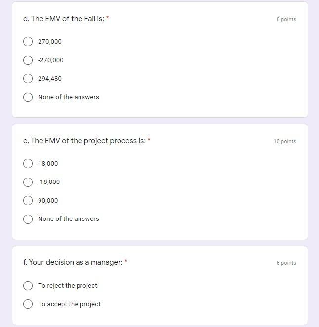 A company is deciding whether to develop and