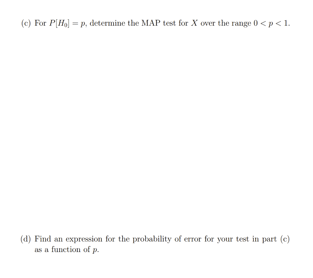 Problem 1: A continuous r.v. X is assumed to have