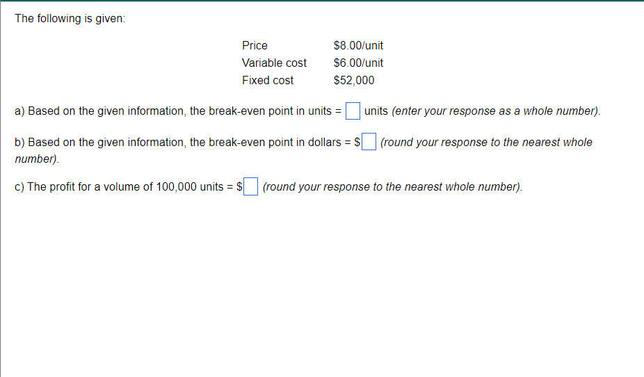 please solve completely The following is given: