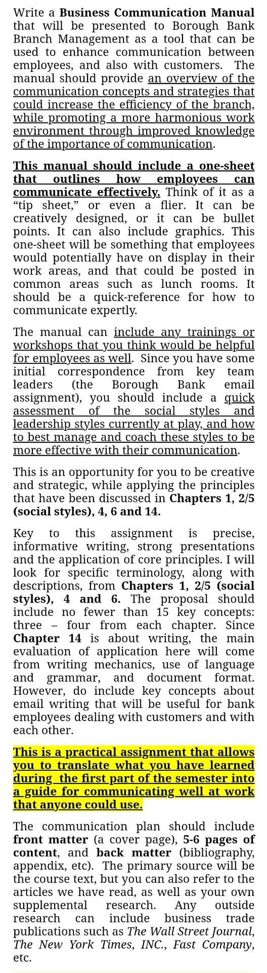 I need help with this assignment and I don't know