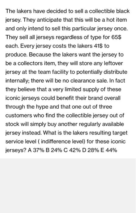 15 times 5 times QUESTION 2 The Lakers have