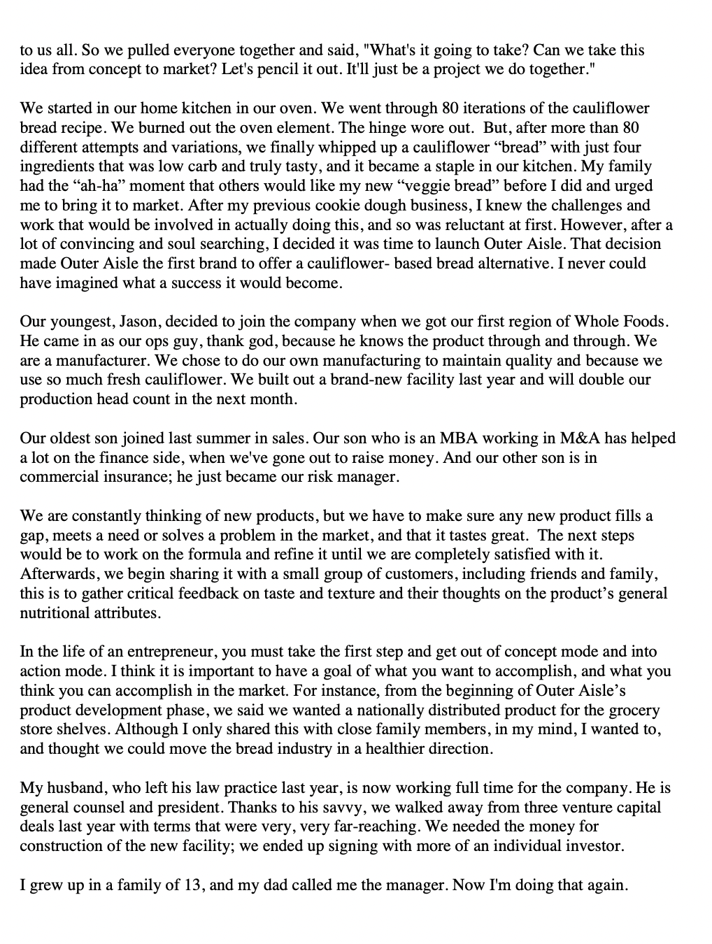 3) Creativity and the Business Idea Jeanne David