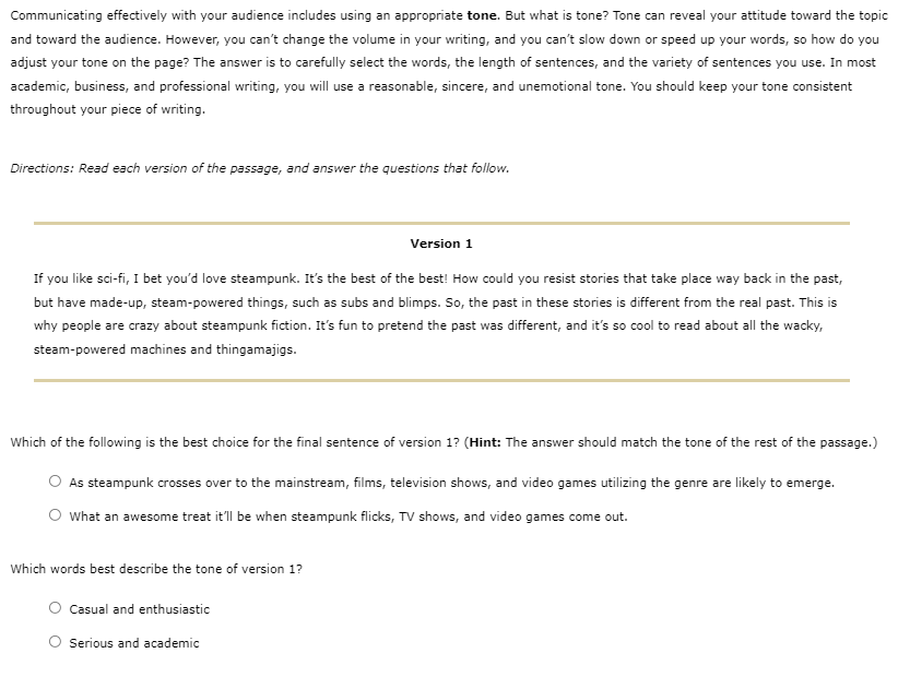 Communicating effectively with your audience