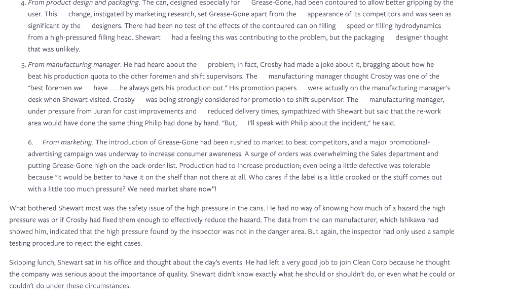 Walter Shewart, Director, Quality Assurance