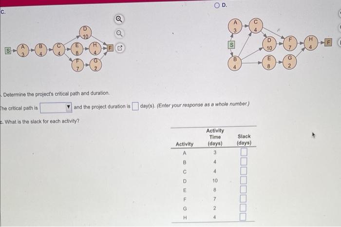 please explain how u arrive to slack time, thank