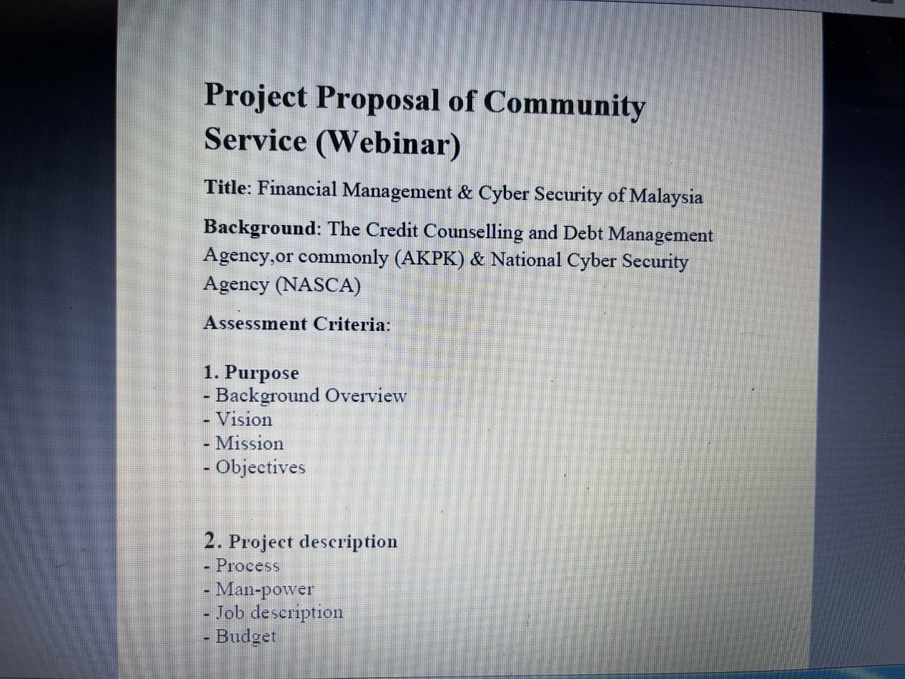 be original and use your words A proposal of