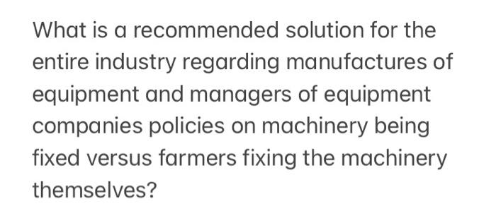 What is a recommended solution for the entire