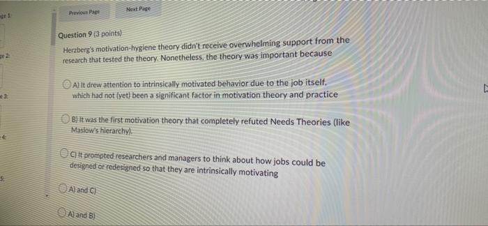 2 3: Previous Page Next Page Question 9 (3