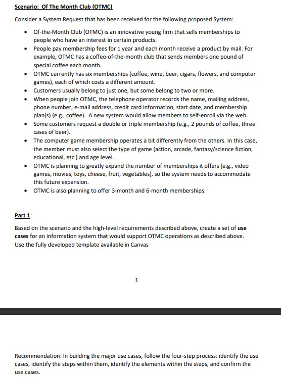 Use Case looks like this in my class. Each case