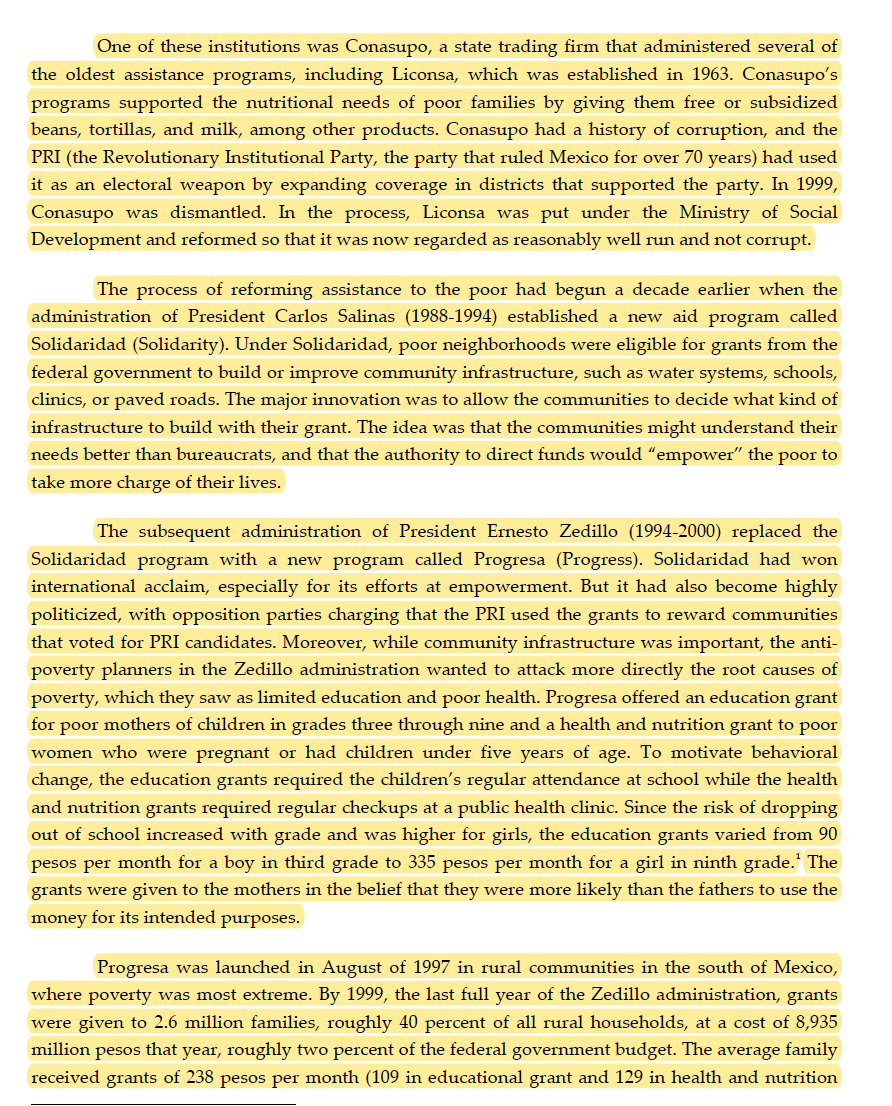 Overall, what shortfalls are there in Mexico not