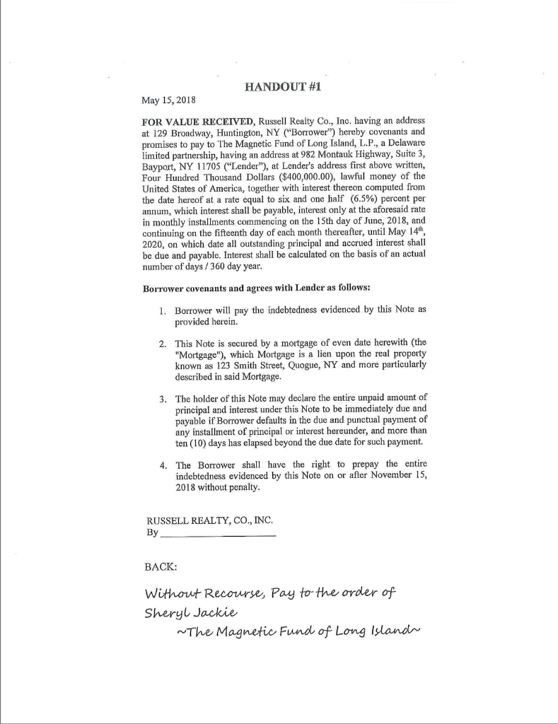 ANSWER QUESTIONS 9-13 ON HAND OUT #1 ... If