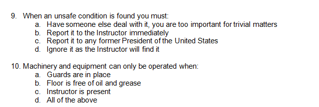 6. Screwdrivers and files: a. Are strong and can