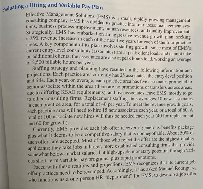 Effective Management Solutions (EMS) is a small,