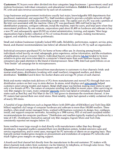 About Revitalizing Dell case study. Answer the