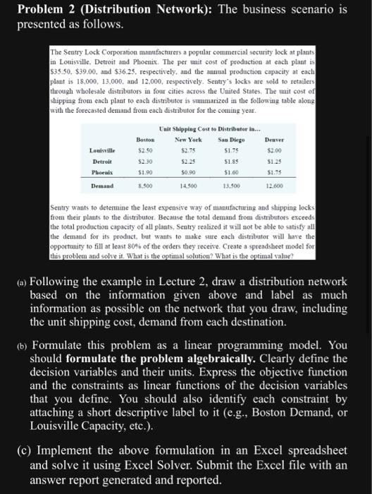 (a) Following the example in Lecture 2, draw a