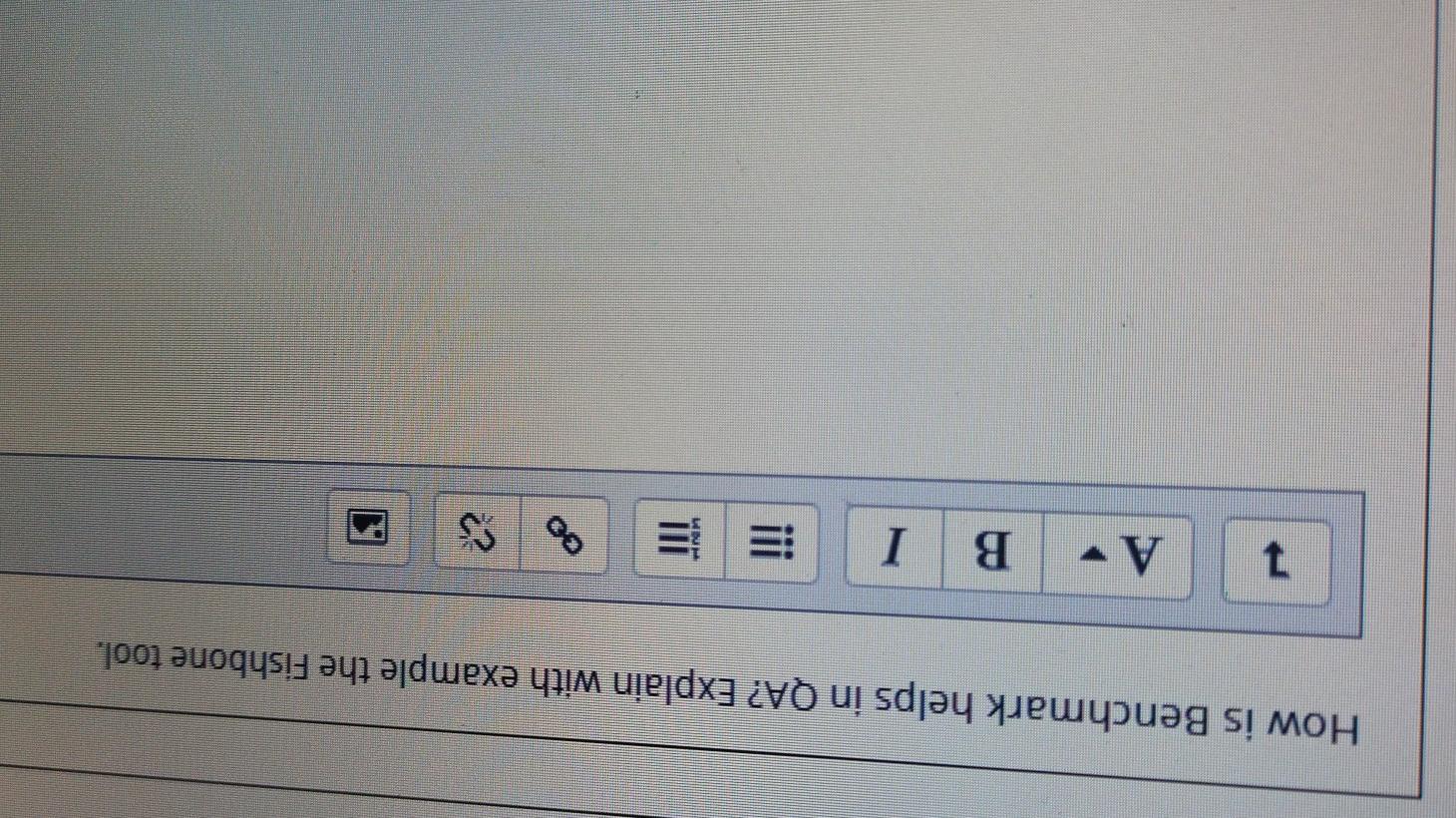 How is Benchmark helps in QA? Explain with