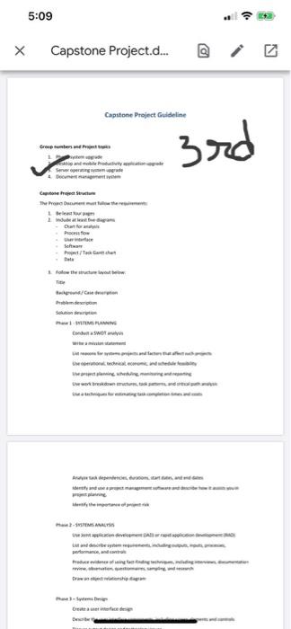 5:09 < Due Sunday, 9:00 PM Capstone project 1&2