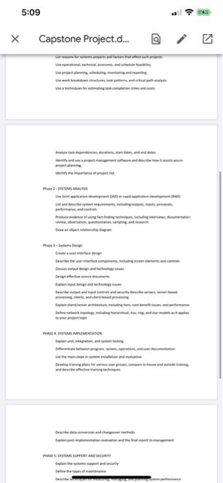 5:09 < Due Sunday, 9:00 PM Capstone project 1&2