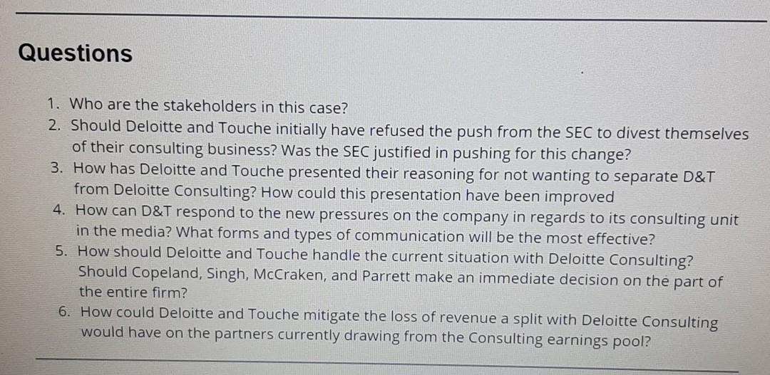 i provided the case study and questions ..i need