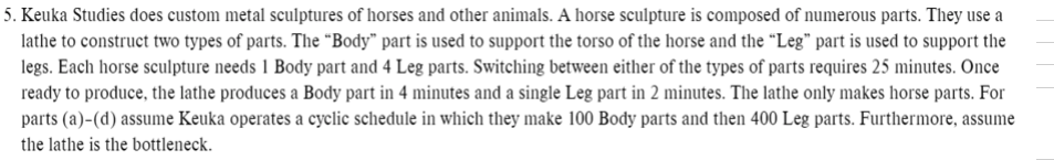 B)Consider the Problem #5 for the following