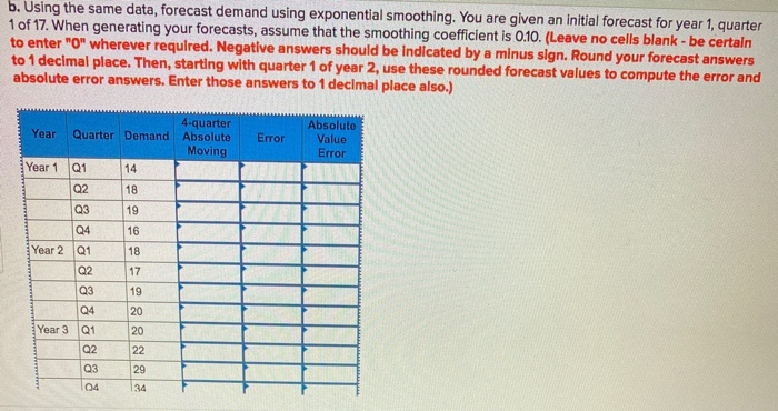 Assume that you are the production manager for