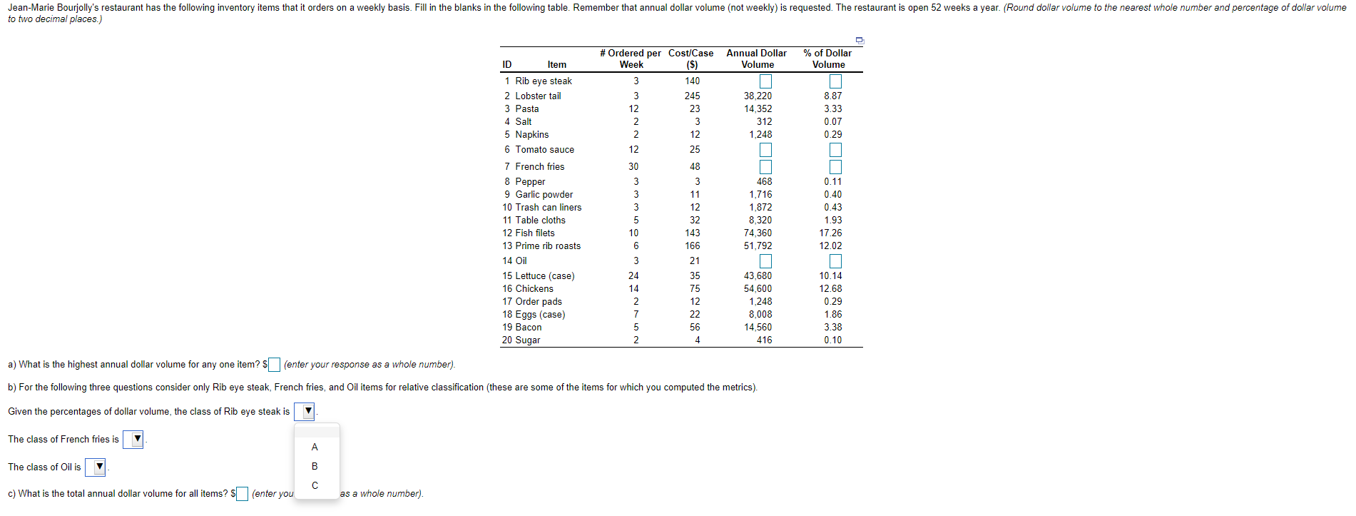 Operations Management Jean-Marie Bourjolly's