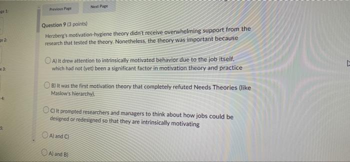 2 3: Previous Page Next Page Question 9 (3