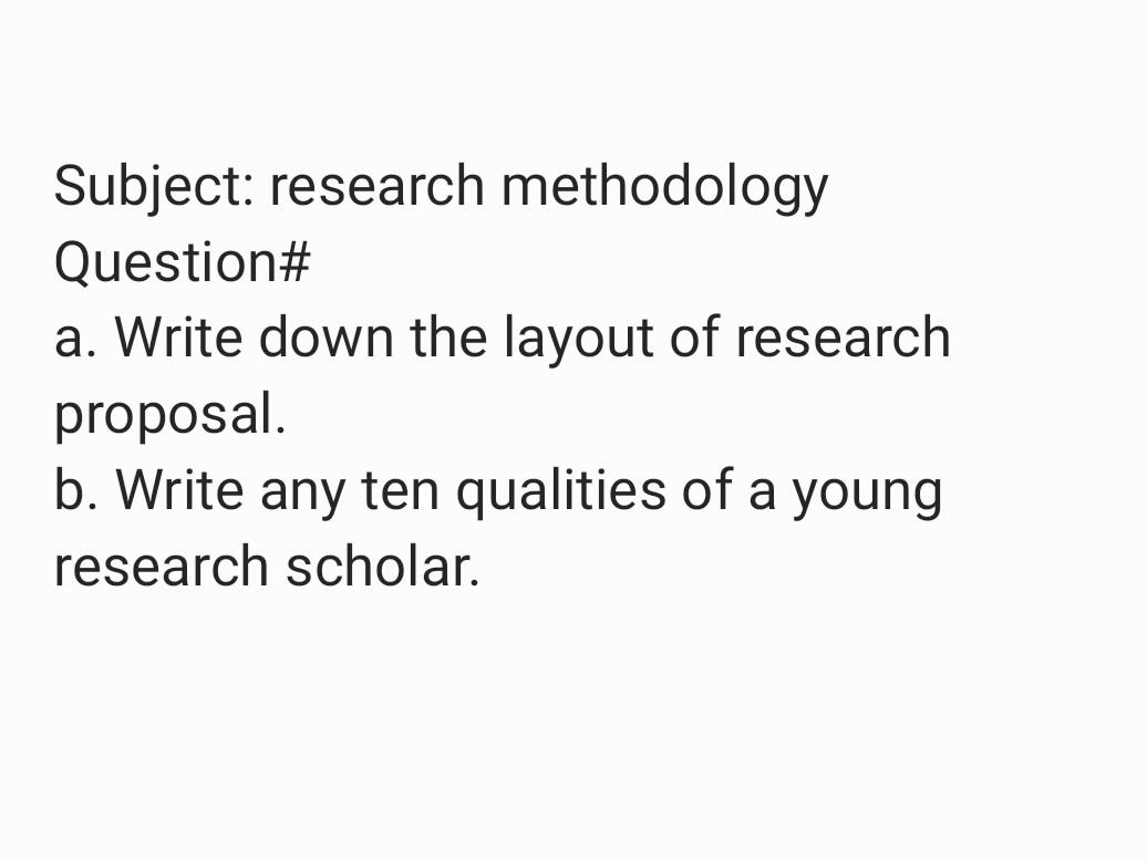 need urgent answer plz Subject: research