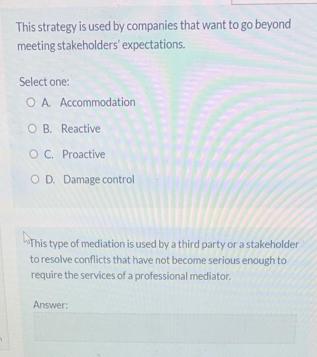 This strategy is used by companies that want to