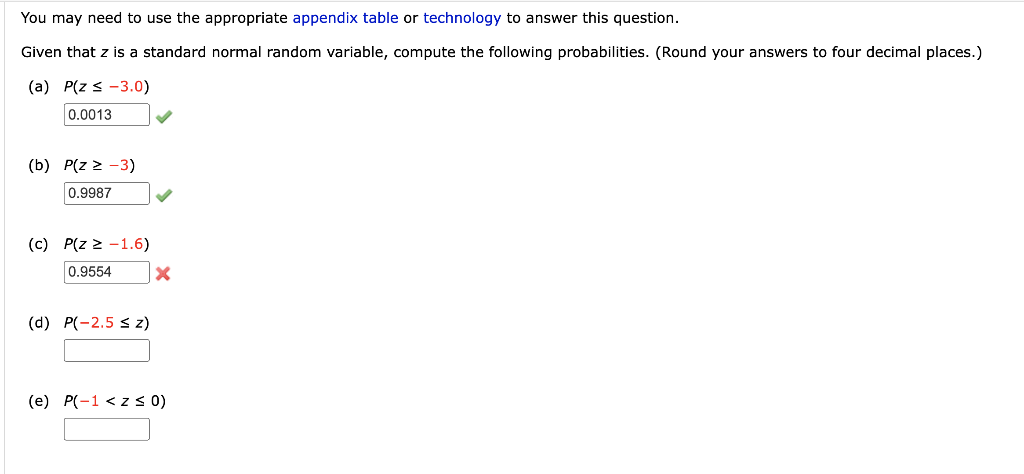 You may need to use the appropriate appendix