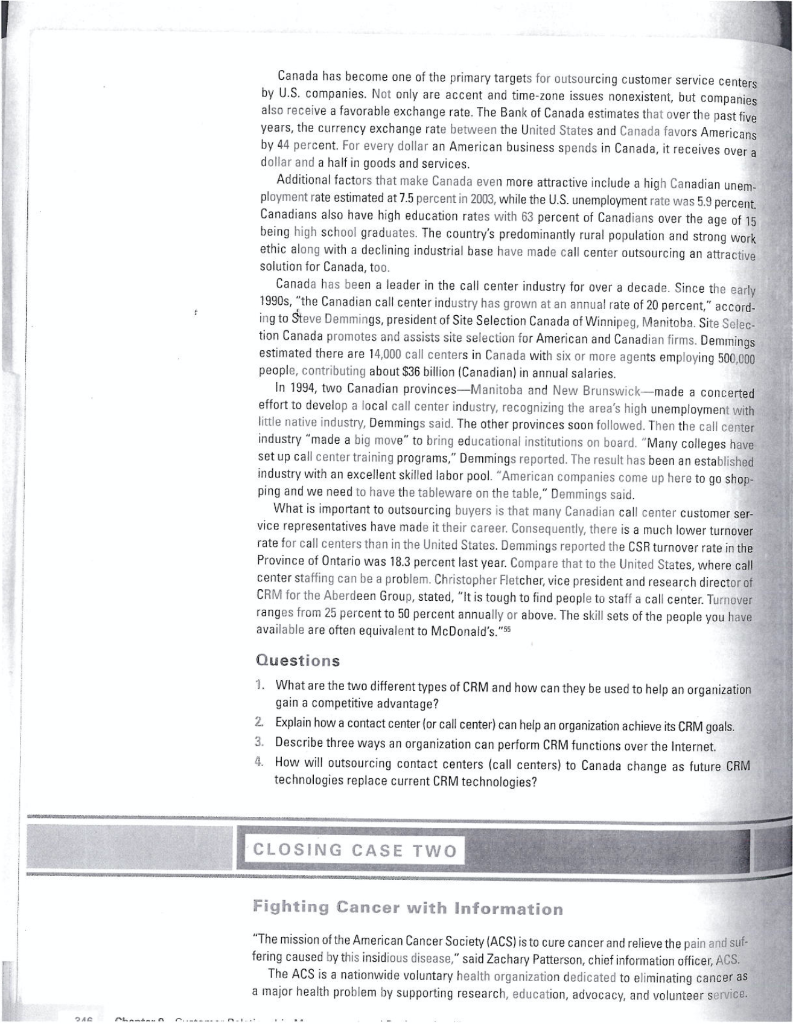 Refer to the attached case and answer the