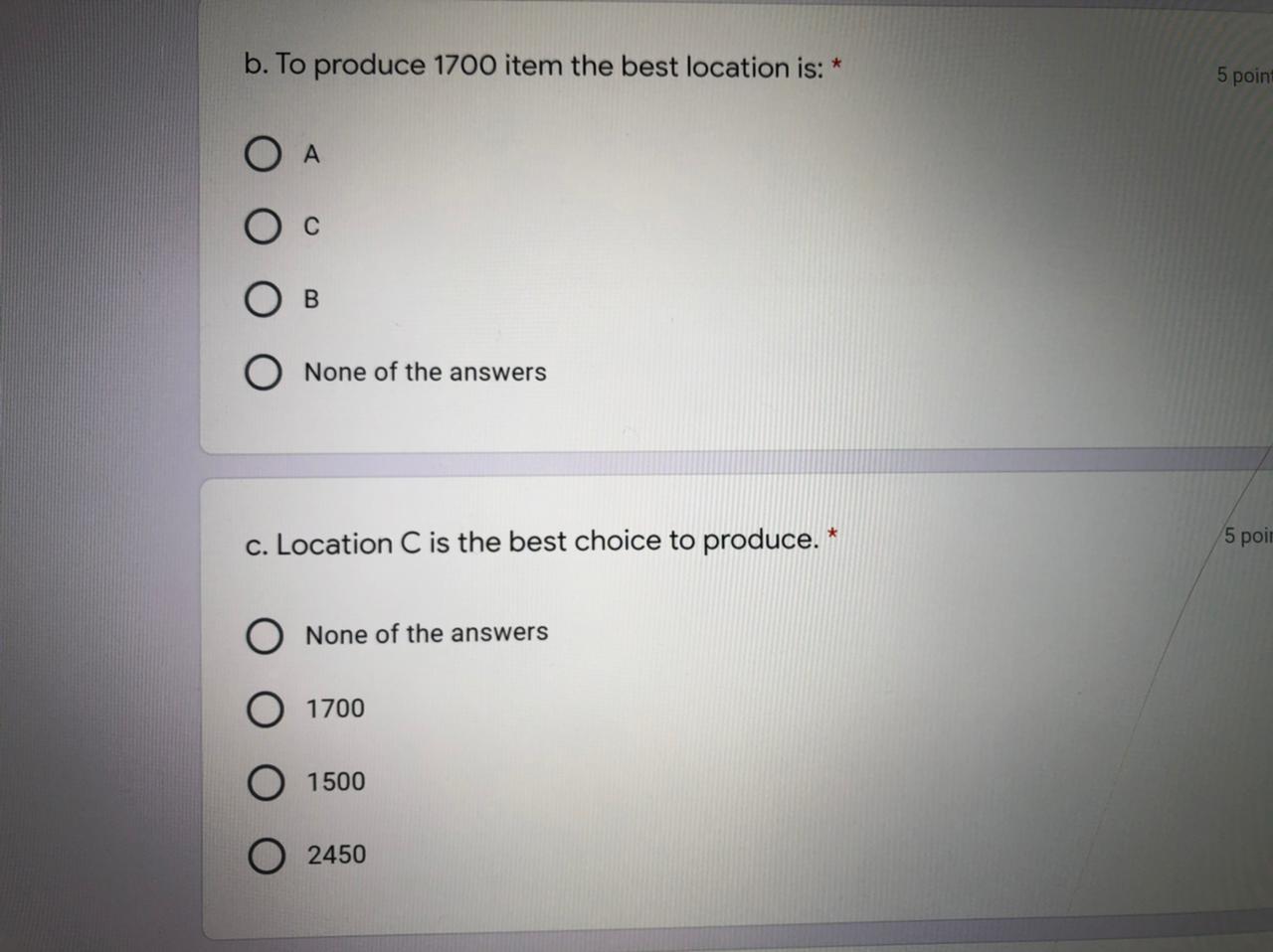 Nike is considering three different alternative