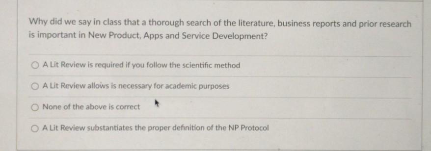 Why did we say in class that a thorough search of