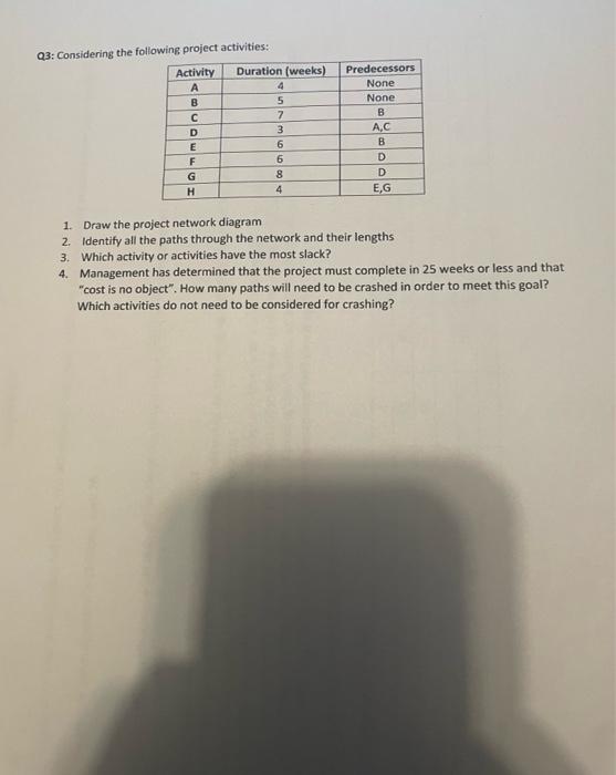 I need help Solving this question. Q3: