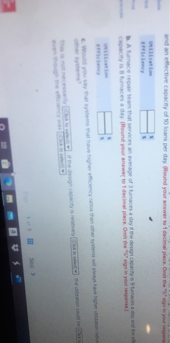 and an effective capacity of 10 loans per day.