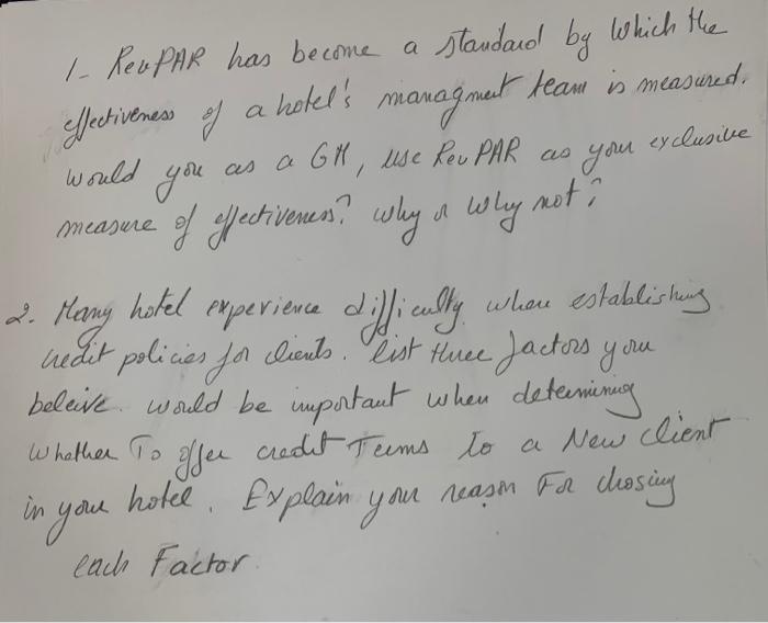 Please i want a cleaer and organized answer on