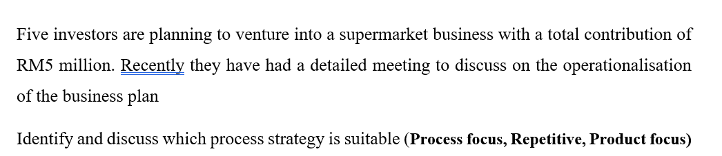 Five investors are planning to venture into a