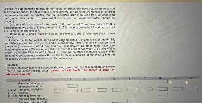 To simplify data handling to include the receipt